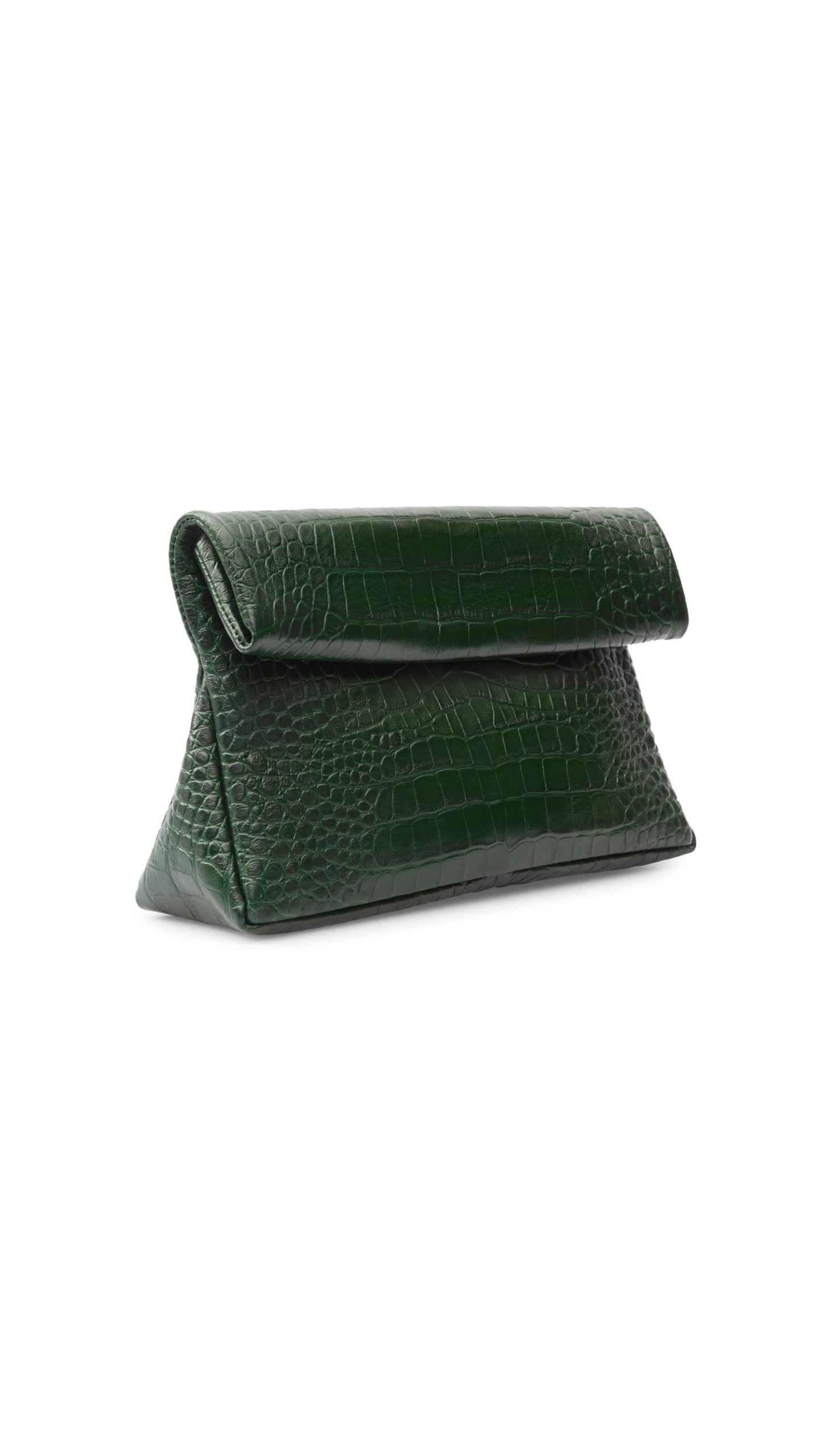 ШКІРЯНИЙ КЛАТЧ CROC MALACHITE