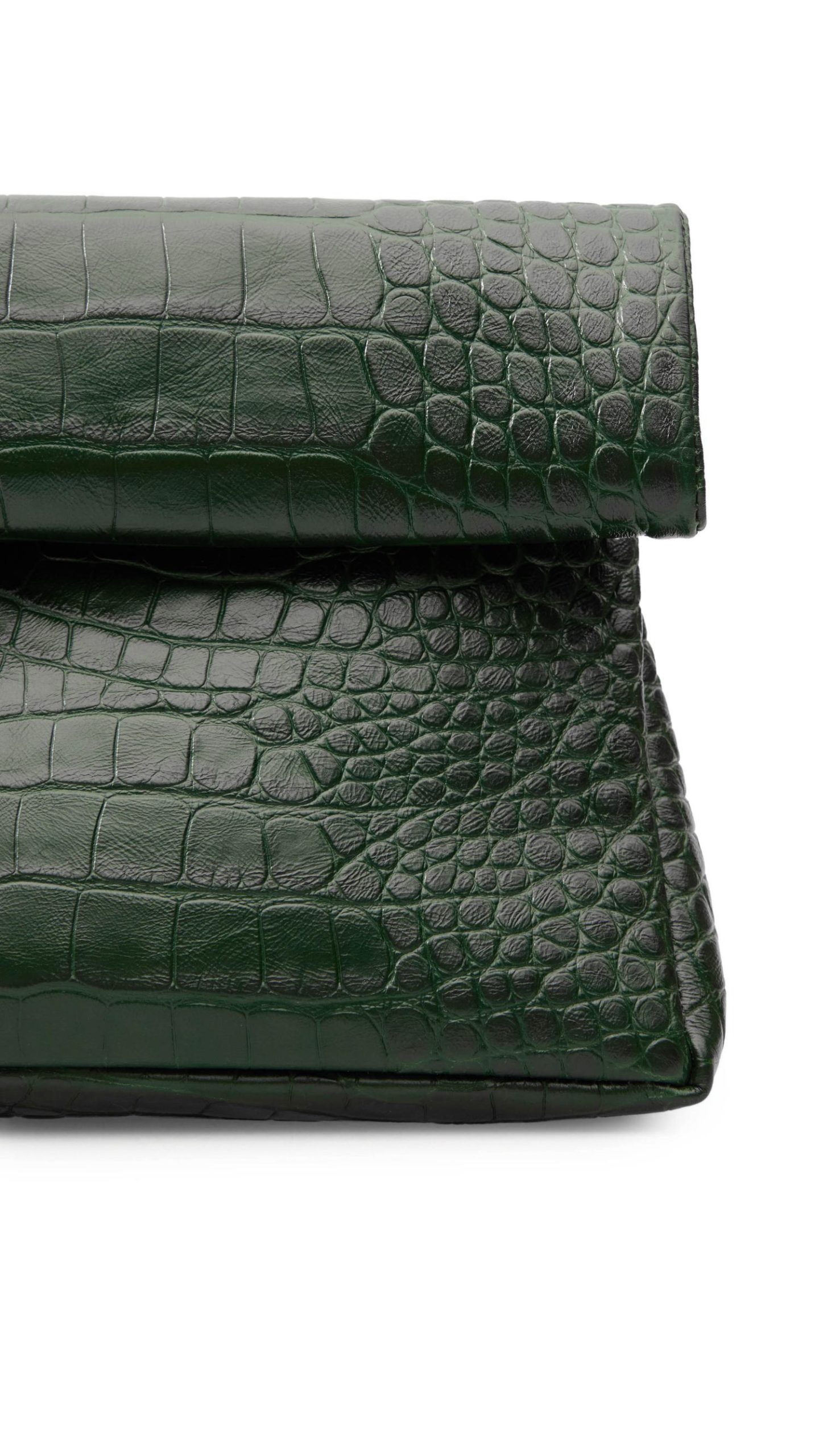 ШКІРЯНИЙ КЛАТЧ CROC MALACHITE - Зображення 3