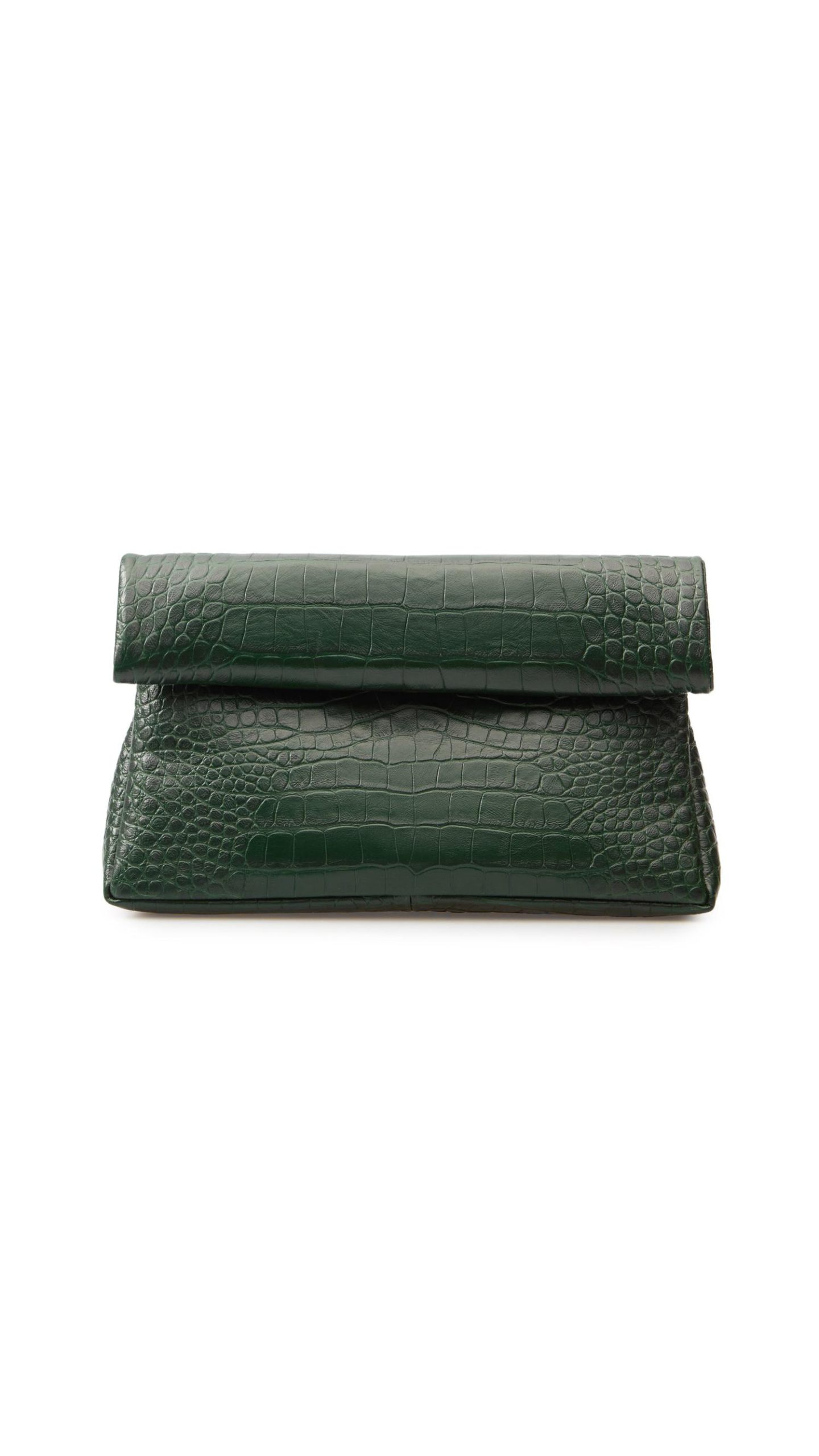 ШКІРЯНИЙ КЛАТЧ CROC MALACHITE - Зображення 2